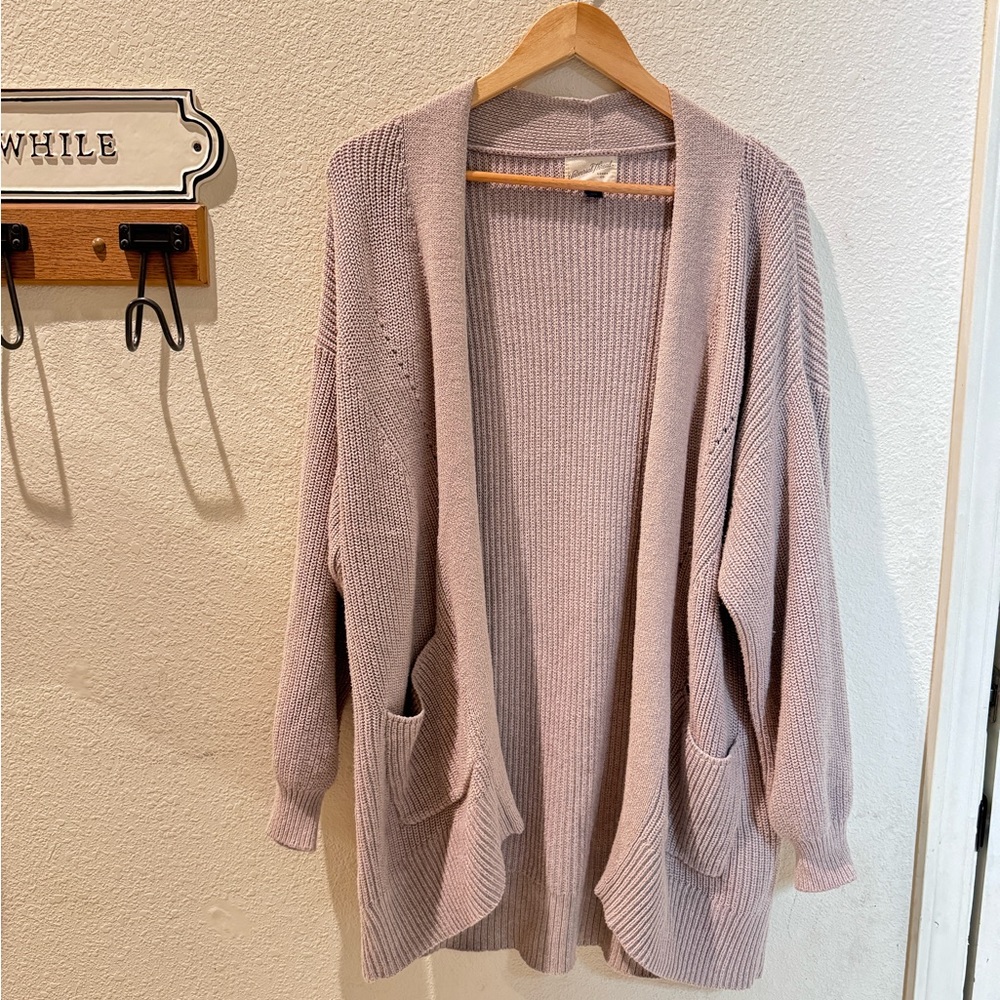 Brown Cardigan cotton